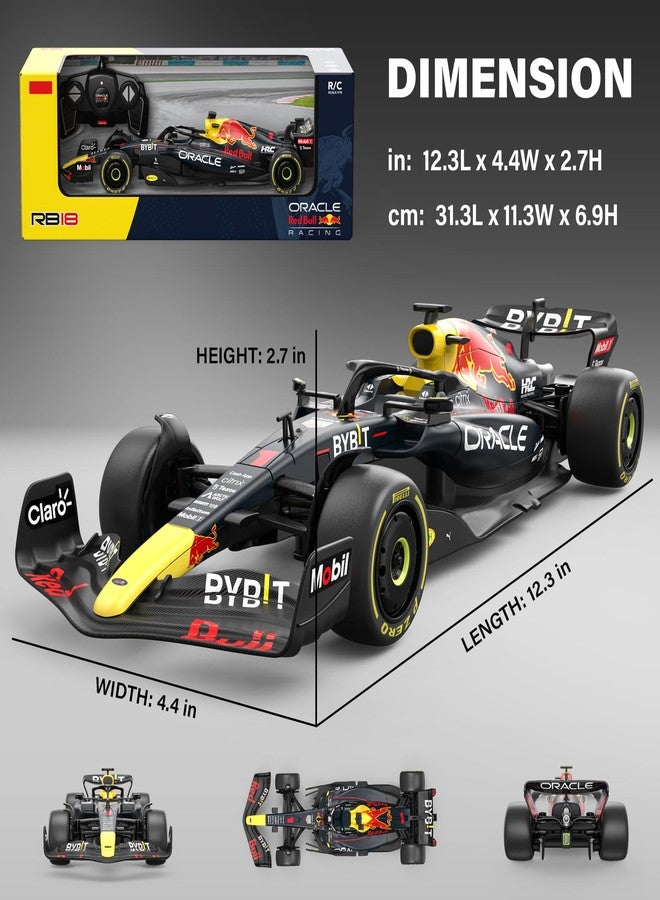 Voltz Toys سيارة فولتز تويز الأصلية المرخصة، سيارة ريد بول RB18 للفورمولا 1 بمقياس 1:18 تعمل بجهاز تحكم عن بعد - سلسلة سيارات التحكم عن بعد من مجموعة الفورمولا 1 للأطفال والكبار - سيارة تحكم عن بعد بتردد 2.4 جيجاهرتز كهدية (1:18 ريد بول RB18 (رقم 1)) - Image 5