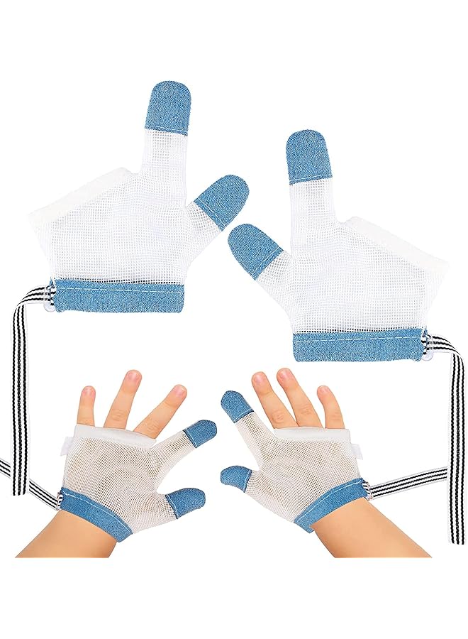 KASTWAVE Stop Finger Protection Guard Treatment Thumb Sucking Kit For Boys And Girls (Blue) - Image 1