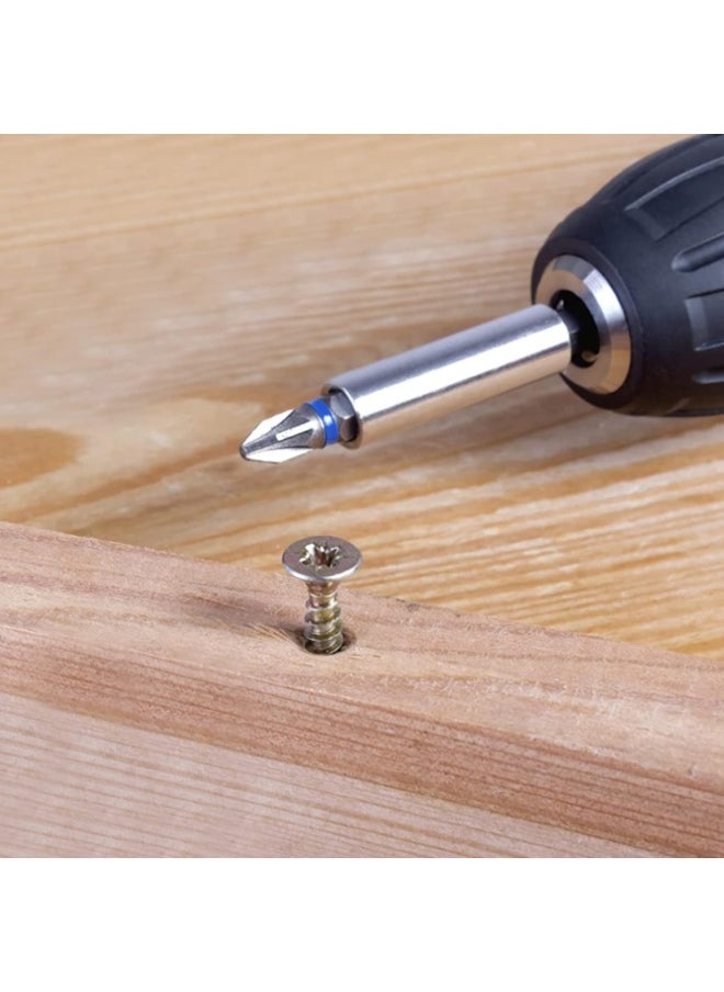 Magnetic Bit Extension Set: 3 Pieces Hex Drill Bits Long Electric Screwdriver Driver Bit Impact Bit Holder for Socket Adapters Automotive Maintenance Mechanics Household Use Repair Work