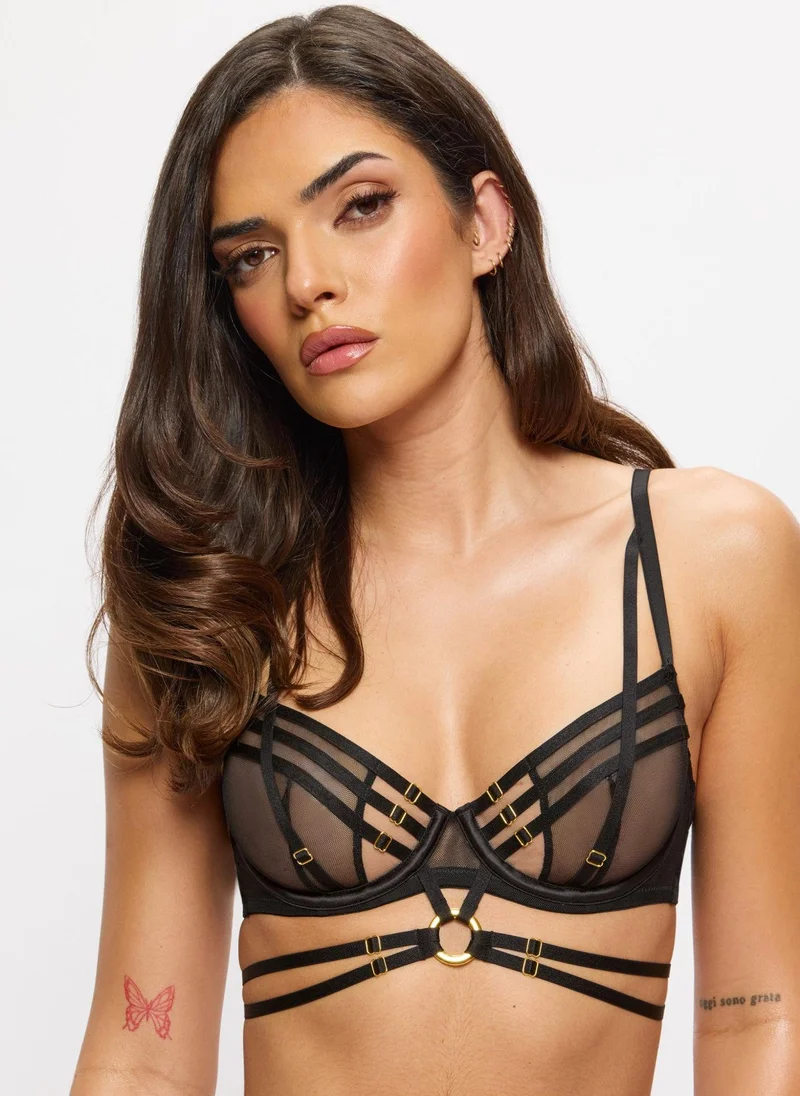 Ann Summers Ann Summers Capturing Non Pad Balcony Black