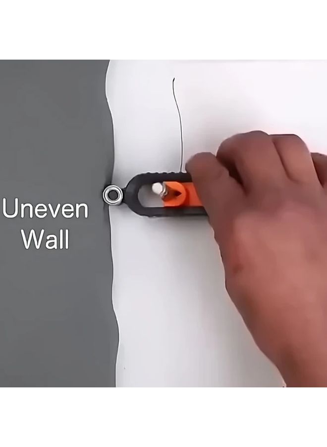 1 Pc Adjustable Scribing Ruler With Lock Precision Woodworking Measuring Gauge Tool - Image 5