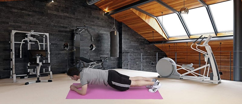 مايند ريدر YOGAPVC-PUR حصيرة يوغا ولياقة وتمارين رياضية سميكة جدًا متعددة الأغراض مع حزام حمل، عالية الكثافة ومقاومة للتمزق - Image 2