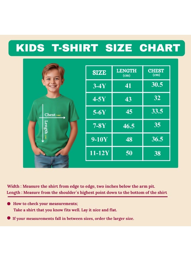 PRINTSHOP4ME UAE  Celebrating National Day Printed Kids Round Neck T-Shirt for Boys - Image 2