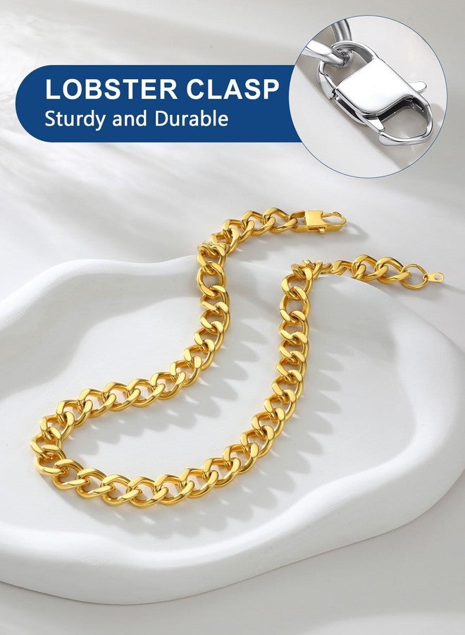 ChainsPro Cuban Link Chain for Women,Stainless Steel Chunky Necklace Silver/Gold Plated Thick Chain Choker, 12/16/20 mm Width,18" and 20" Punk Hip Hop Trendy Non Tarnish Jewelry Gifts, 20 Inches - Image 5