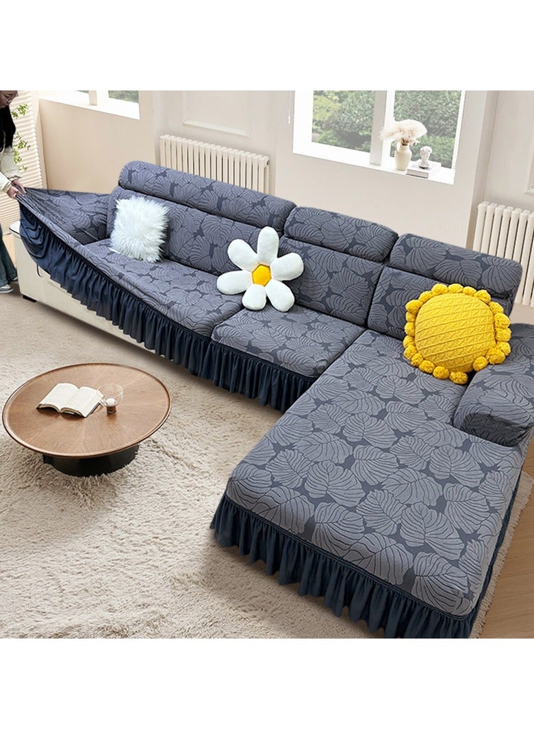 KUYING New Four Seasons Universal Elastic Tight Bag Full Package Sofa Cover 