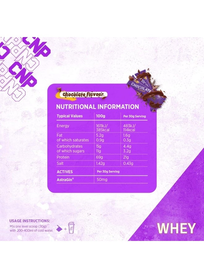 CNP Professional Whey Protein Chocolate 2kg 66 Servings – Premium Whey Protein Powder with 21g Protein Per Serving - Image 5