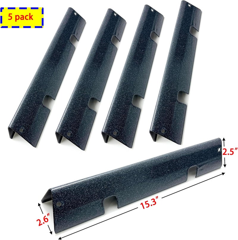 Direct store Parts Kit DG270 15.3” 7636 Snow Porcelain Flavorizer Bars & 69787 Grill Burner Tubes for Weber Spirit & GS4 Spirit II 300 Series Spirit E-310 E-320 S-320 E/S330 with Front Mounted Control - Image 3