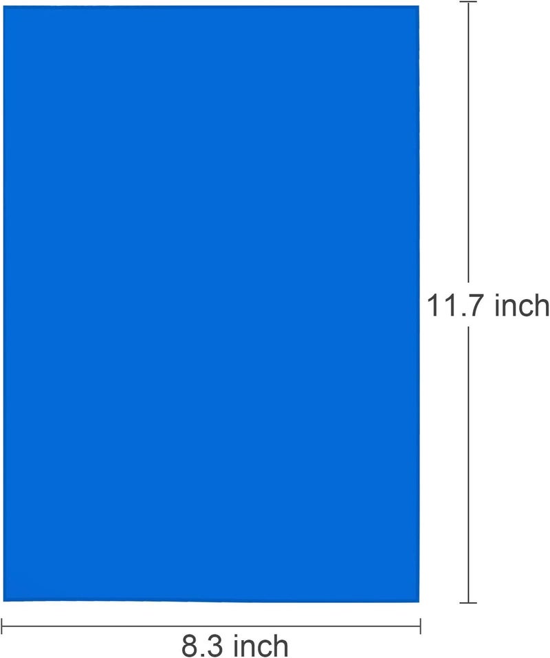 Pangda 9 Pack Christmas Gel Light Filter Blue Lighting Gel Sheets Colored Film to Cover Lights Plastic Colored Overlays Correction, 1.7 by 8.3 Inches for Film, Video, Photo, Stage - Image 3