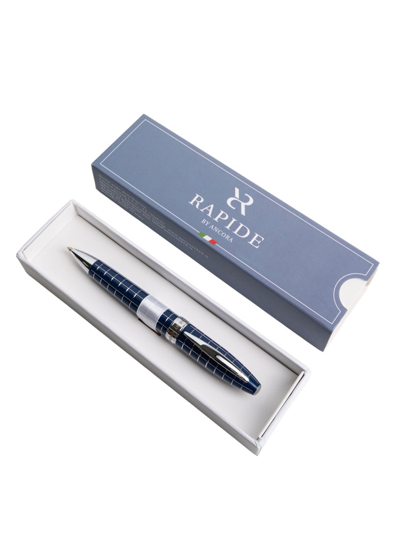 Ancora Rapide Classic Zeppelin Blue Ballpoint Pen – Limited Edition, Italian Craftsmanship - Image 4