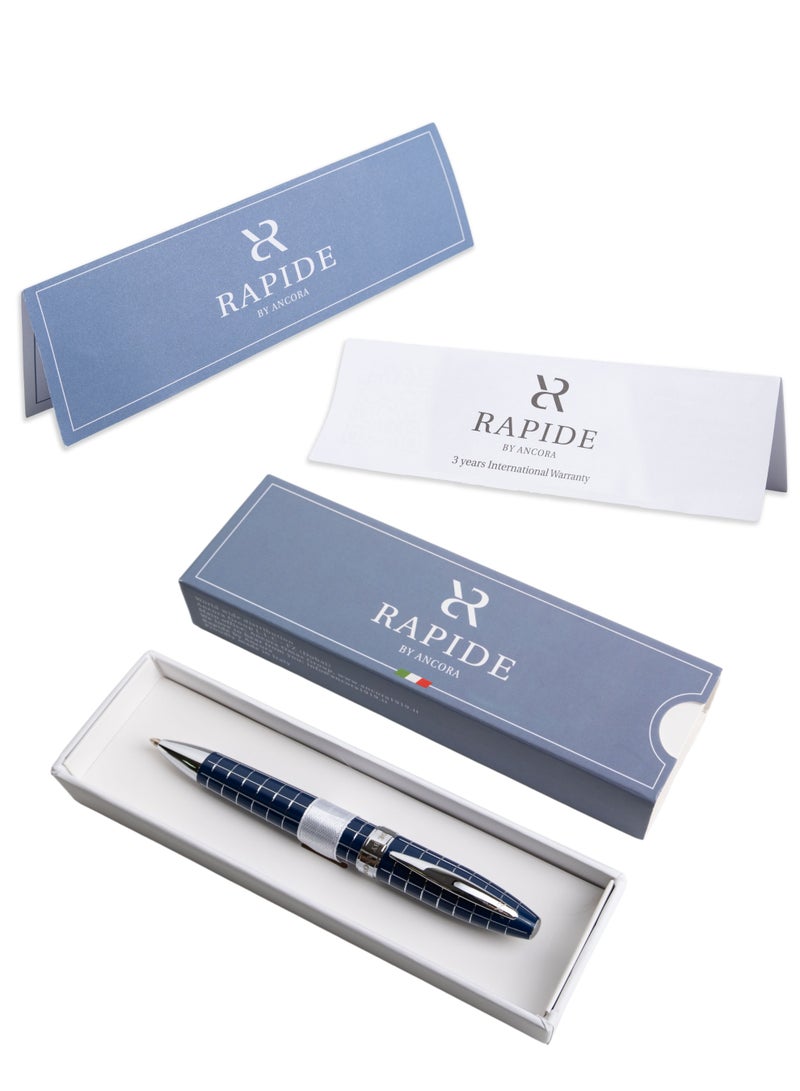 Ancora Rapide Classic Zeppelin Blue Ballpoint Pen – Limited Edition, Italian Craftsmanship - Image 3