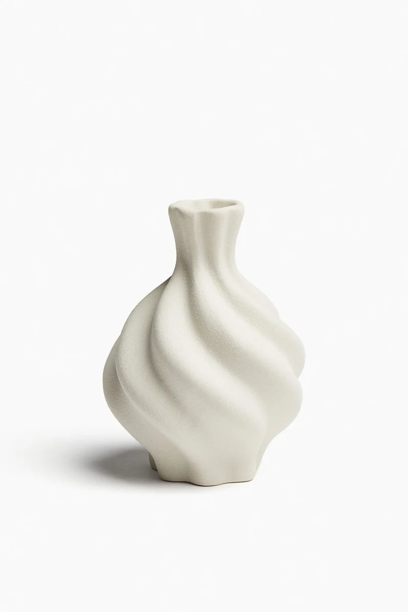 H&M Small stoneware vase