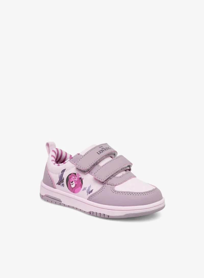 ديزني Lion King Print Sneakers With Hook And Loop Closure