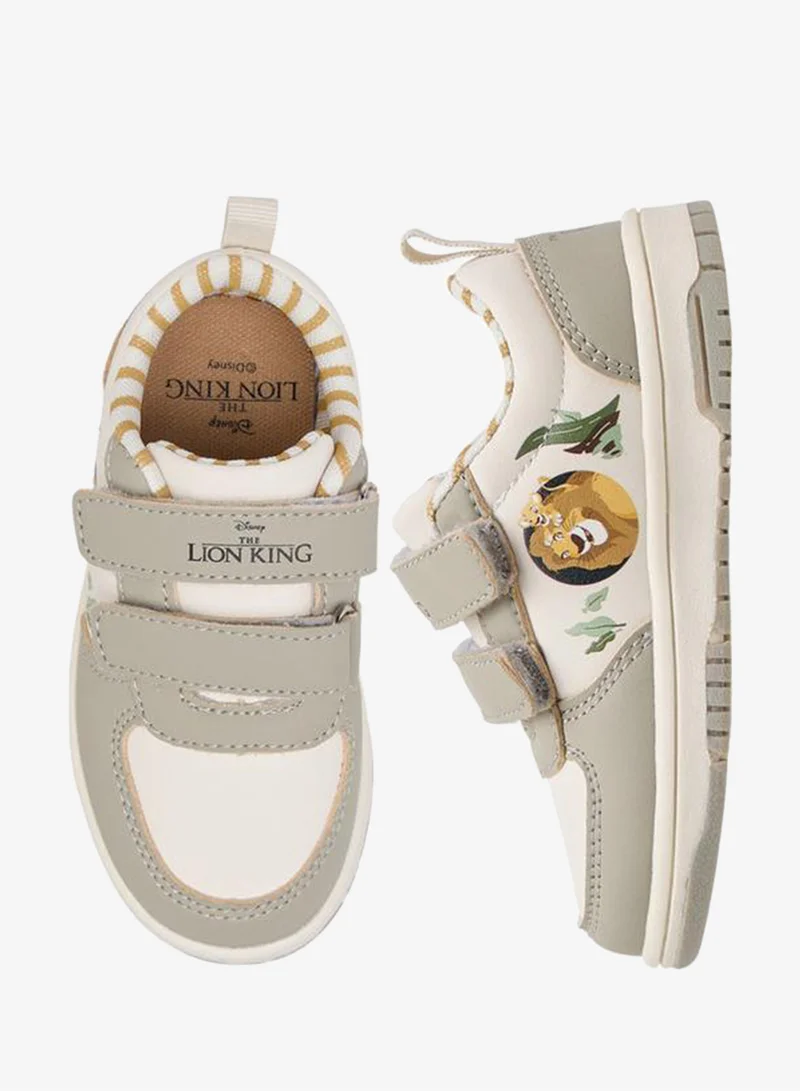 ديزني Lion King Print Sneakers With Hook And Loop Closure