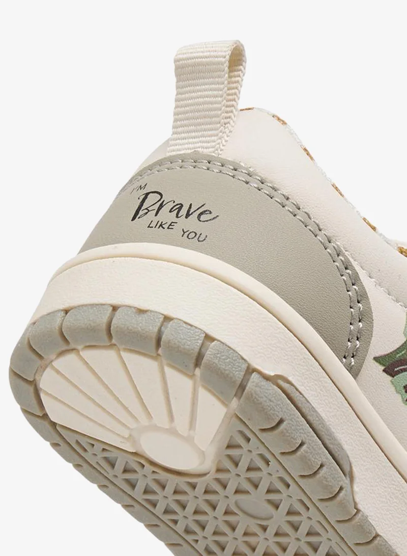 Disney BEIGE Lion King Print Sneakers With Hook And Loop Closure for Men | Best Price UAE