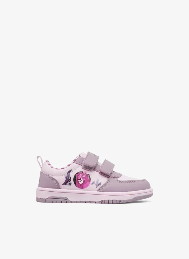 ديزني Lion King Print Sneakers With Hook And Loop Closure