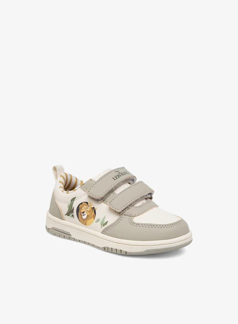 ديزني Lion King Print School Sneakers With Hook And Loop Closure