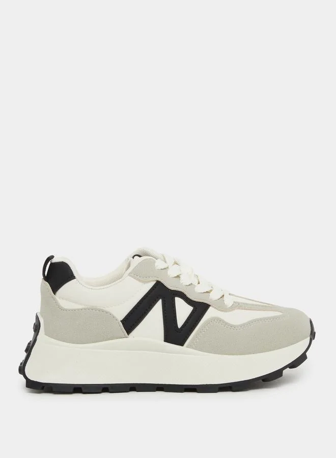 Styli Styli Chunky Sole Lace Up Sneakers