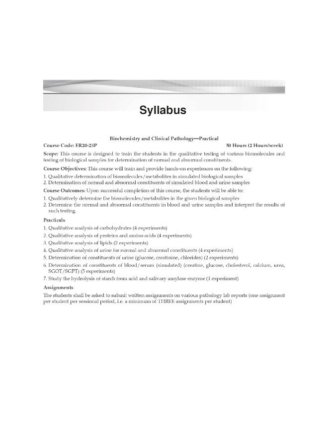 BIOCHEMISTRY AND CLINICAL PATHOLOGY PRACTICAL NOTEBOOK FOR SECOND YEAR DIPLOMA IN PHARMACY 2ED (PB 2023)  - Image 5