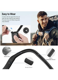 Neewer Magnetic Neck Mount Holder with Phone Clip Compatible with GoPro Hero 12 11 10 MAX DJI Action 4 Insta360 iPhone Samsung, Quick Release POV Action Camera Necklace Mounting Vlog Aceessories, GP15  - Image 3