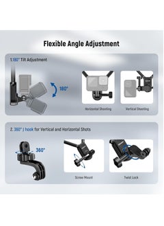 Neewer Magnetic Neck Mount Holder with Phone Clip Compatible with GoPro Hero 12 11 10 MAX DJI Action 4 Insta360 iPhone Samsung, Quick Release POV Action Camera Necklace Mounting Vlog Aceessories, GP15  - Image 5