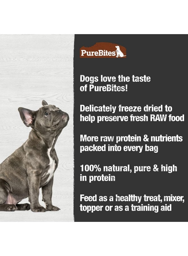 PureBites Turkey Freeze Dried Dog Treats, 1 Ingredient, Made in USA, 2.47oz - Image 4