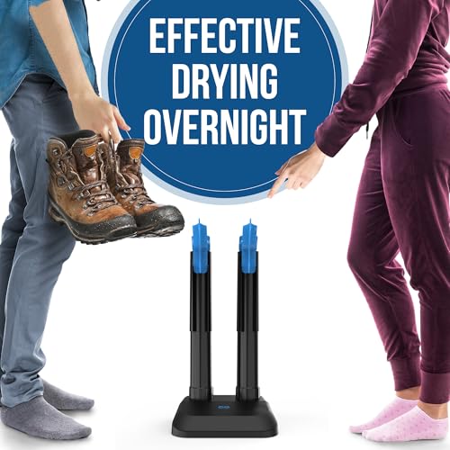Everlasting Comfort مجفف أحذية مريح يدوم طويلاً للأحذية العملية - سهل الاستخدام، صامت وموفر للطاقة، مجفف أحذية للأحذية الرياضية، تصميم الحمل الحراري بدون مروحة لتقليل الروائح (1 زوج) - Image 2
