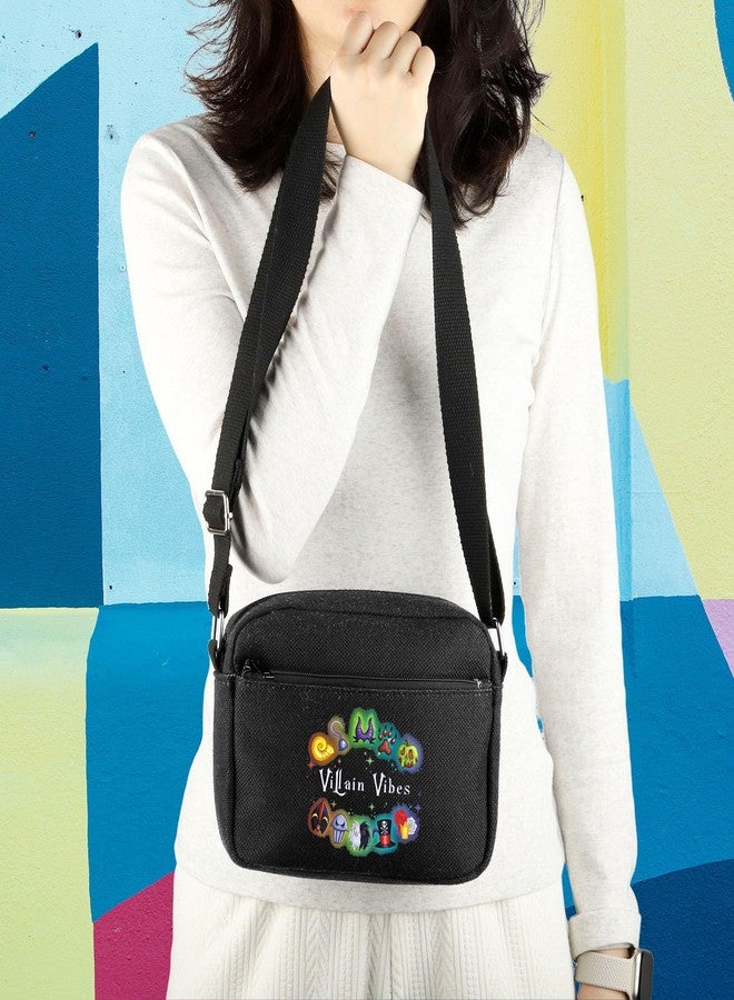 GJTIM Villains Inspired Gift Villain Lover Gift Villain Vibes Crossbody Bag Halloween Party Shoulder Bag Villain Witch Survival Kit (Villain Vibes HKB) - Image 3