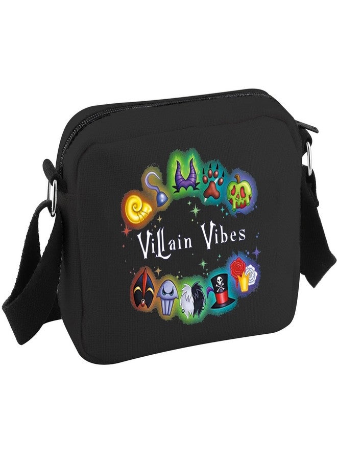 GJTIM Villains Inspired Gift Villain Lover Gift Villain Vibes Crossbody Bag Halloween Party Shoulder Bag Villain Witch Survival Kit (Villain Vibes HKB) - Image 1