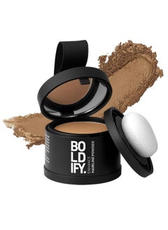 Boldify BOLDIFY Hairline Powder - Root Touch Up & Hair Loss Cover Up, Instant Gray Coverage 48-Hour Stain-Proof Hair Color Powder for Women & Men, Hair Fibers and Hair Topper Alternative (Dark Blonde)  - Image 1