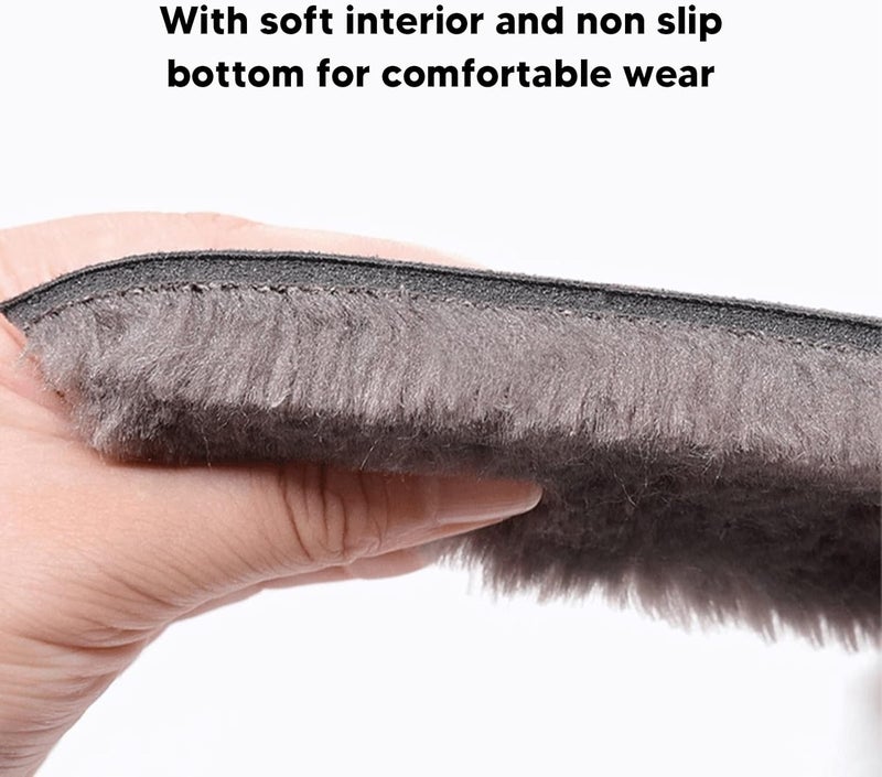 klarako USB Electric Heating Electric Heated Shoes, Shoes USB Heating Pads Relieve Discomfort Keep Warm Foot Warmer Shoes Washable USB Heating Shoes for Winter (Brown) - Image 4