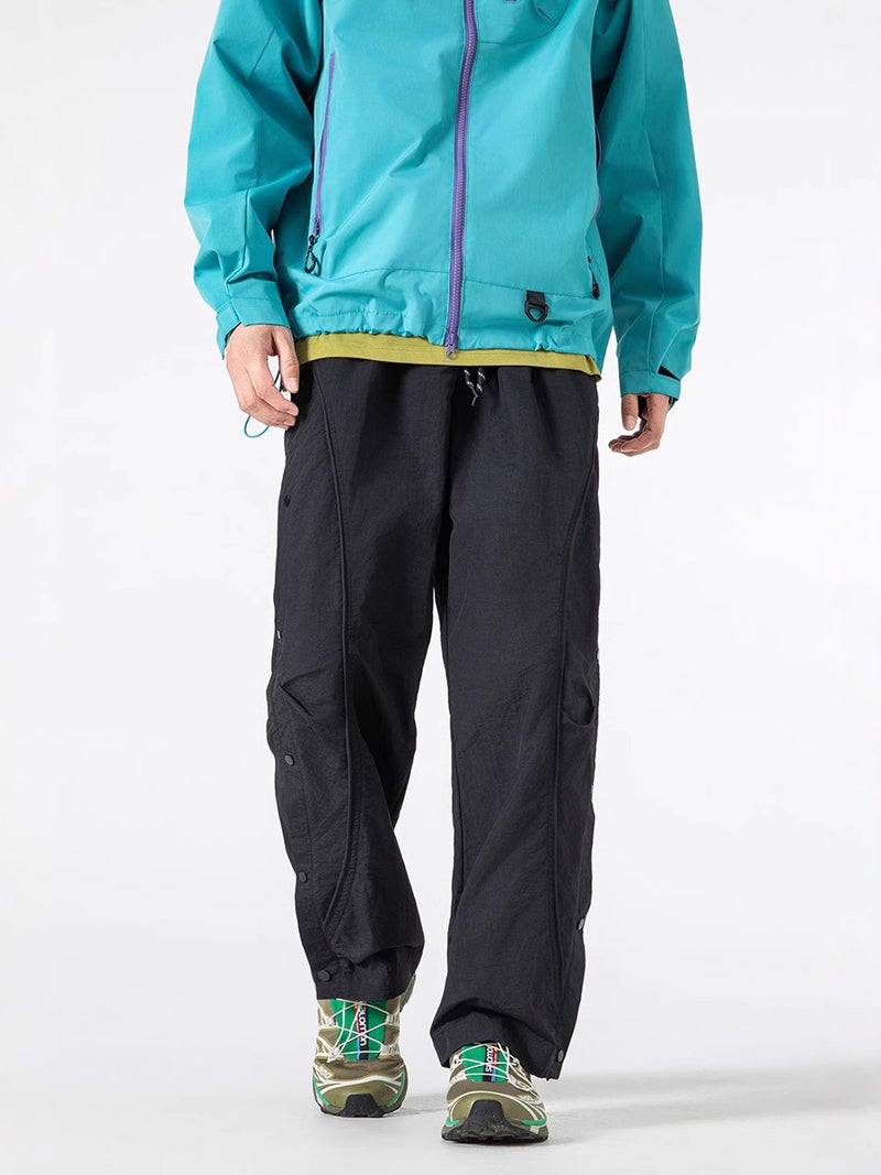 Mountain Outdoor Mountaineering Men'S Charge Pants Waterproof Windproof Crock Pants Small Women'S Loose Slimming Casual Pants - Image 2