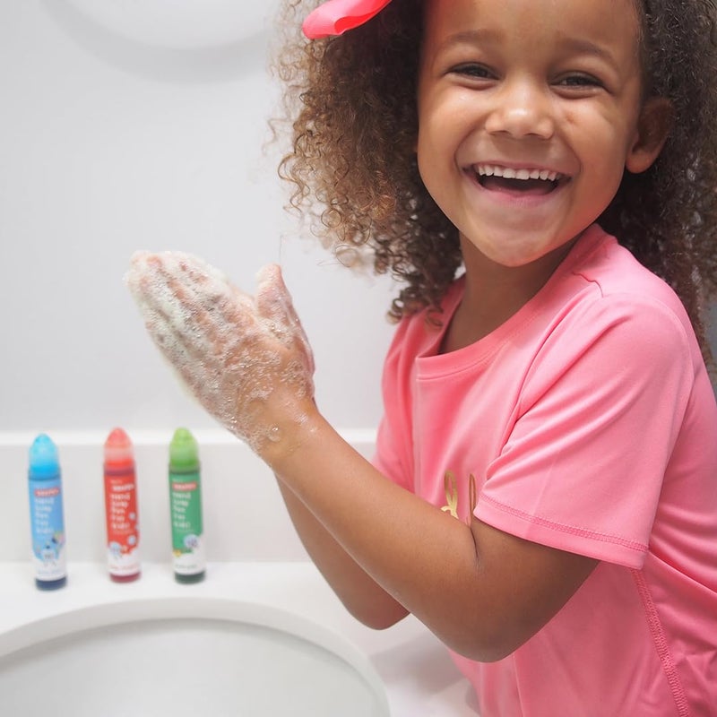 SOAPEN Kidsâ€™ Roll-On Hand Soap | As Seen on Shark Tank | Fun, Colorful Soap Pen | Encourages Proper Handwashing | Nourishing, Paraben Free | 3 Pack (Pear/Berry/Tangerine) - Image 4