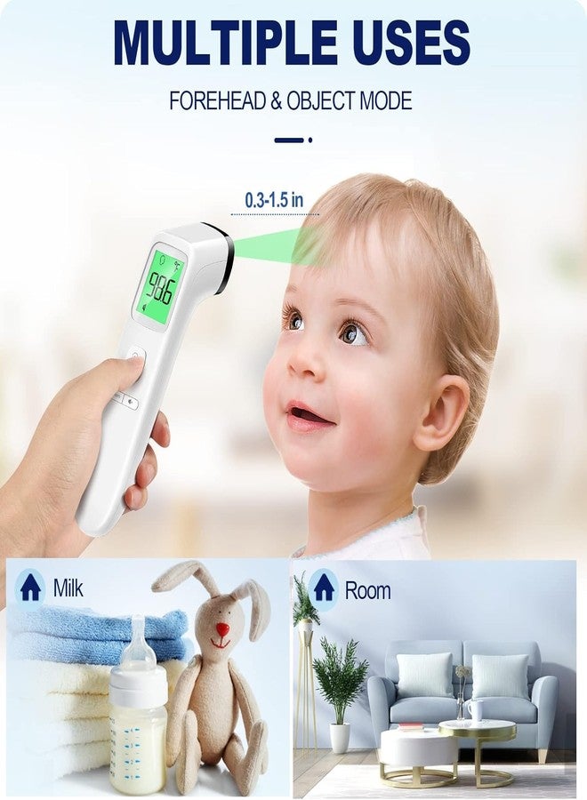 MCP FC-IR200 Digital Infrared Baby Thermometer - Forehead and Ear Thermometer with Fever Alarm and Memory Function - Ideal for Babies, Infants, Children, Adults, Indoor, and Outdoor Use Blue - Image 4