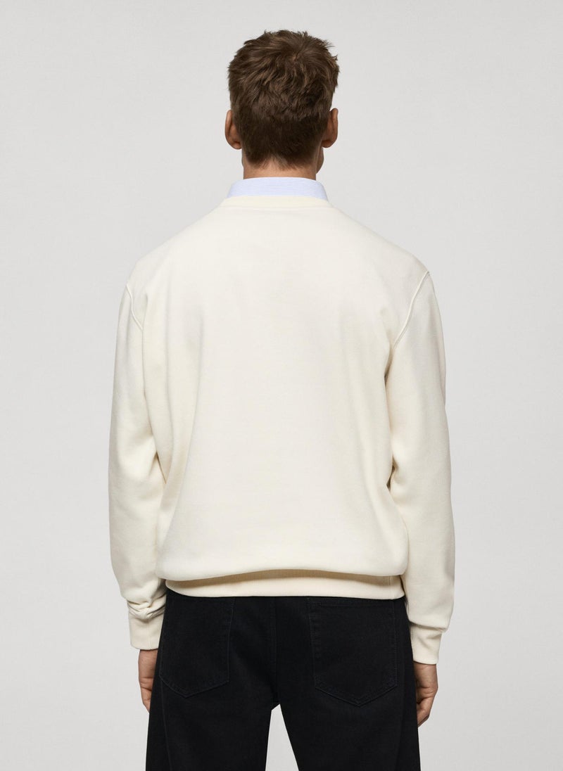 Mango Man Graphic-Print Cotton Sweatshirt  - Image 2