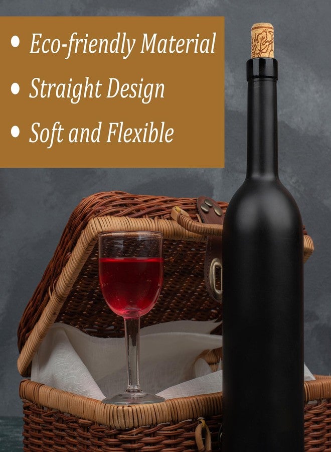 200 قطعة من سدادات زجاجات النبيذ المستقيمة، سدادات فلين طبيعية رقم 8 للأعمال اليدوية، سدادات فلين خشبية ناعمة مقاس 7/8 بوصة × 1 3/4 بوصة، سدادات زجاجات نبيذ مانعة للتسرب لصنع مشاريع فنية - Image 3