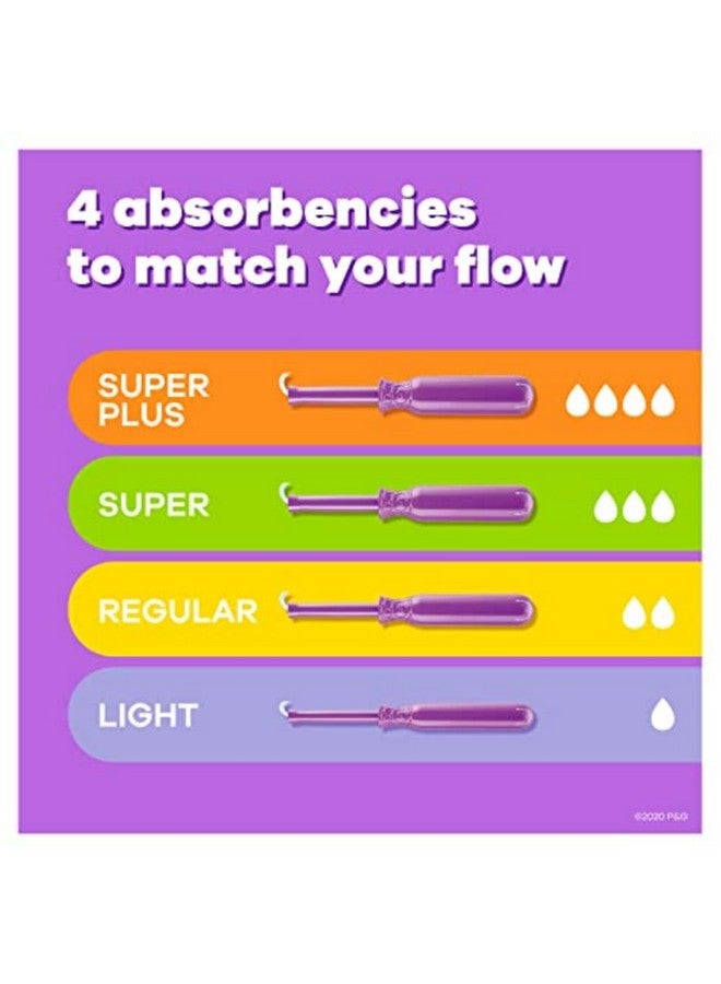 تامباكس سدادات قطنية مشعة مع ضفيرة مقاومة للتسرب، ذات قدرة امتصاص فائقة، بدون رائحة، 28 قطعة × 3 عبوات (إجمالي 84 قطعة) - Image 2