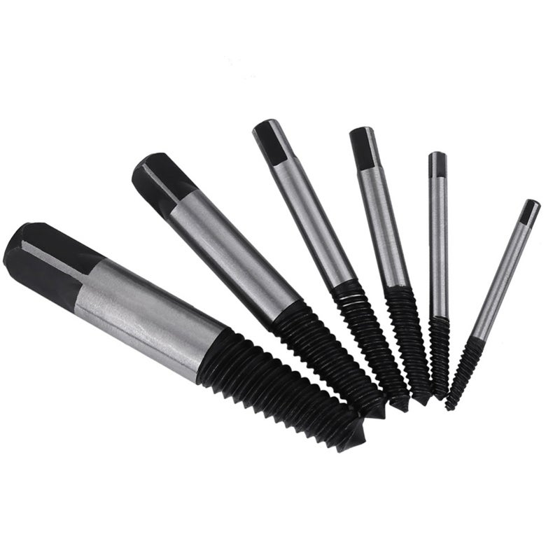 Damaged Screw Extractor 4-Piece GCR15 Tool Steel Set - High Hardness Strong Torque Bolt Remover for Household Repair Office Maintenance - Image 5