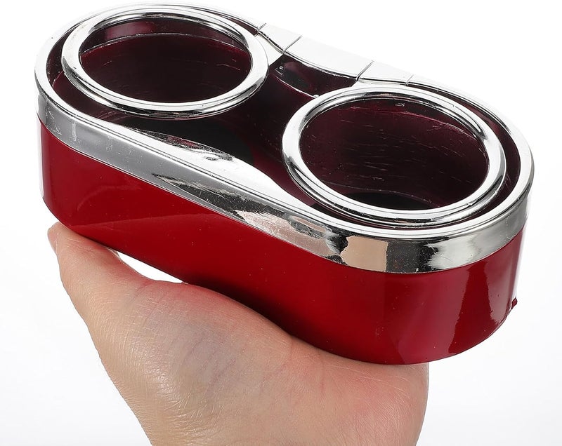 Dual Hole Car Cup Holder Abs Plastic Anti-Spill Drink Organizer Stable Beverage Rack for Vehicle Storage Compatible with Automobiles - Image 3