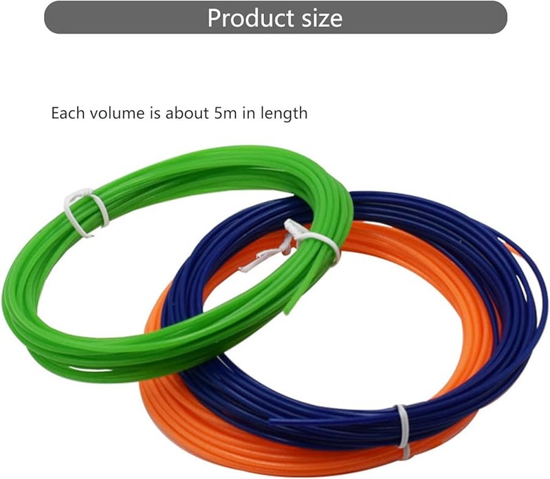 30 مجلد قلم PCL ثلاثي الأبعاد خيوط 1.75 ملم عديم الدخان عديم الرائحة مناسب للأطفال سهل التشكيل - Image 4