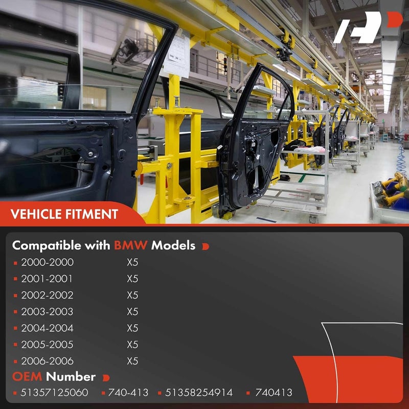 A-Premium Power Window Regulator without Motor for BMW X5 E53 2000-2006 Rear Right Passenger Side - Image 3
