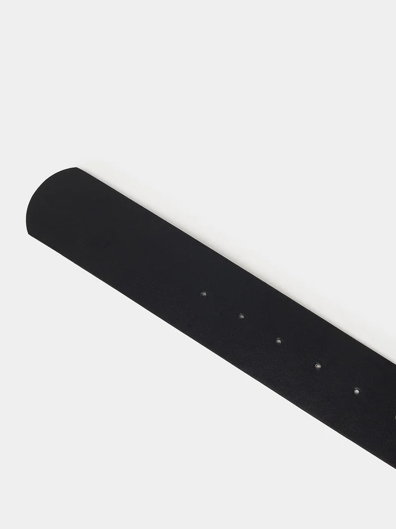Styli Metal Floral Buckle Accent Belt