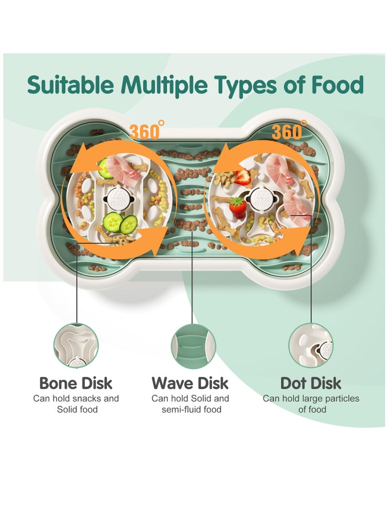 Excefore أوعية طعام للكلاب بطيئة التغذية للكلاب الكبيرة، وعاء طعام بطيء للكلاب، أوعية طعام بطيئة للكلاب، وعاء كبير للكلاب بطيء التغذية، أوعية تغذية الألغاز للكلاب، وعاء طعام للكلاب الكبيرة/المتوسطة/الصغيرة - Image 5