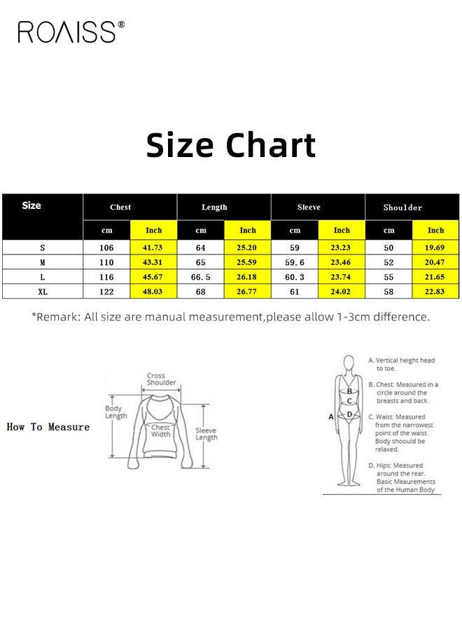 roaiss Women's V-Neck Hoodie, Long-Sleeve Printed Sweatshirt, Relaxed Fit Pullover with Pockets, Soft and Lightweight Streetwear Top with Zipper, Light Gray - Image 5