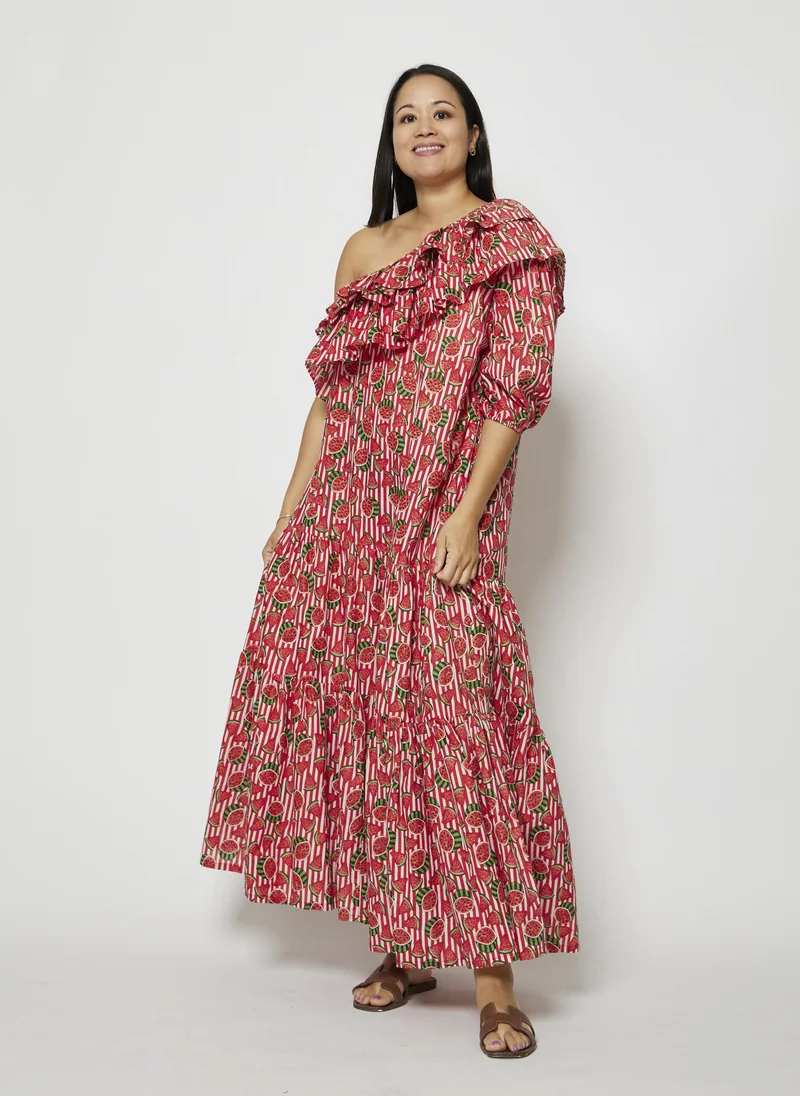 Kyshmysh WATERMELON MIDI DRESS