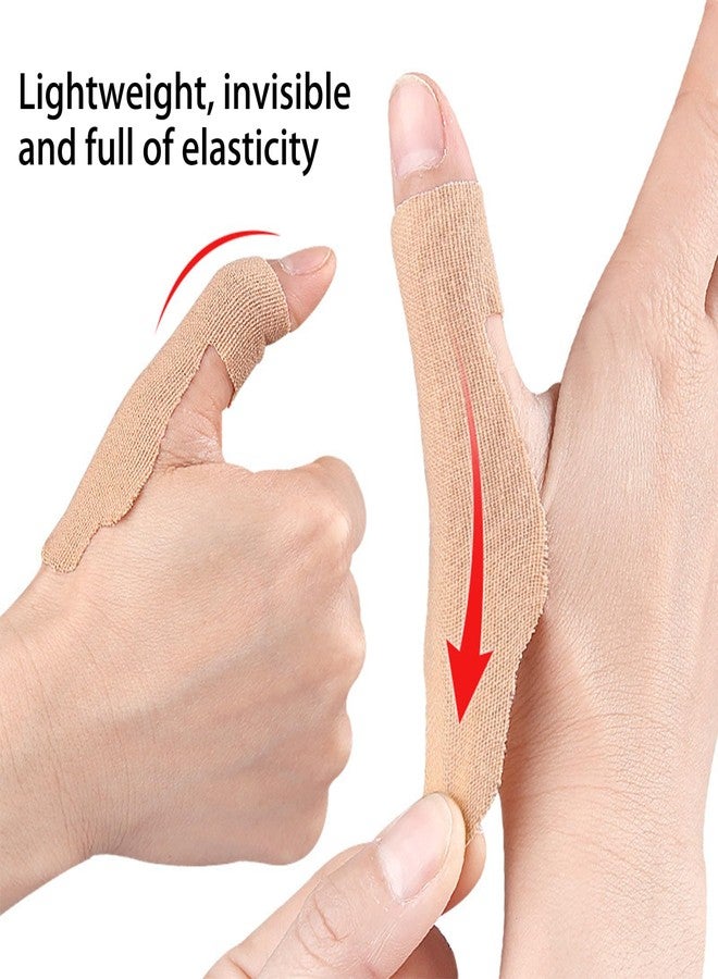 QidaiaLuck Precut Kinesiology Tape for Thumb, 36 Pcs Elastic Breathable Athletic Tapes Thumb Support Brace Tape, Self Adhesive Big Toe Brace Strap Thumbs Guard Patches for Arthritis & Tendonitis Pain Relief - Image 3