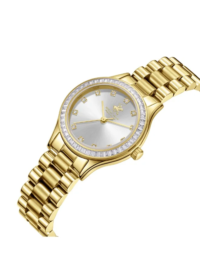 BEVERLY HILLS POLO CLUB BEVERLY HILLS POLO CLUB Women's Analog Silver Dial Watch - BP3639C.130
