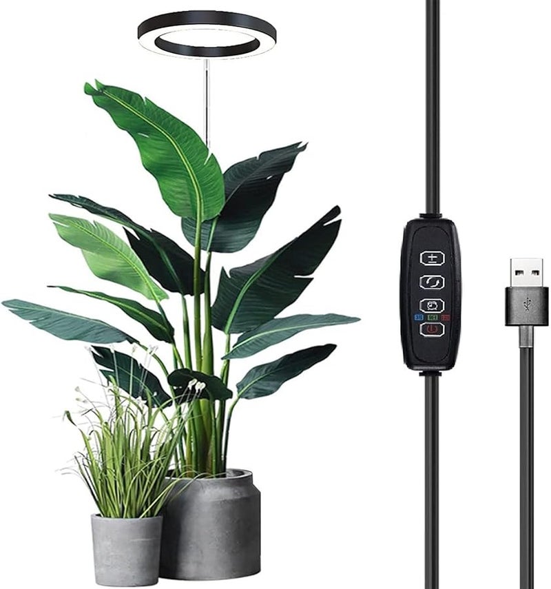 Full Spectrum Plant Grow Light 10W Black 72 Beads With Timer And 10 Level Dimming - Image 2