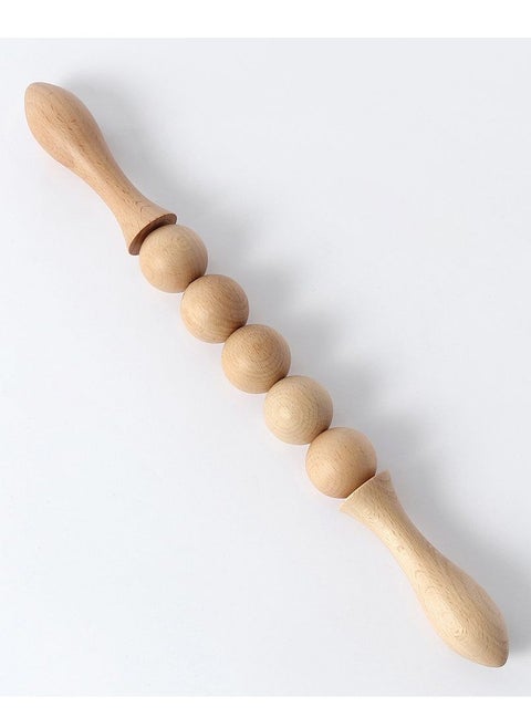 Wooden Body Massager with Five Rollers