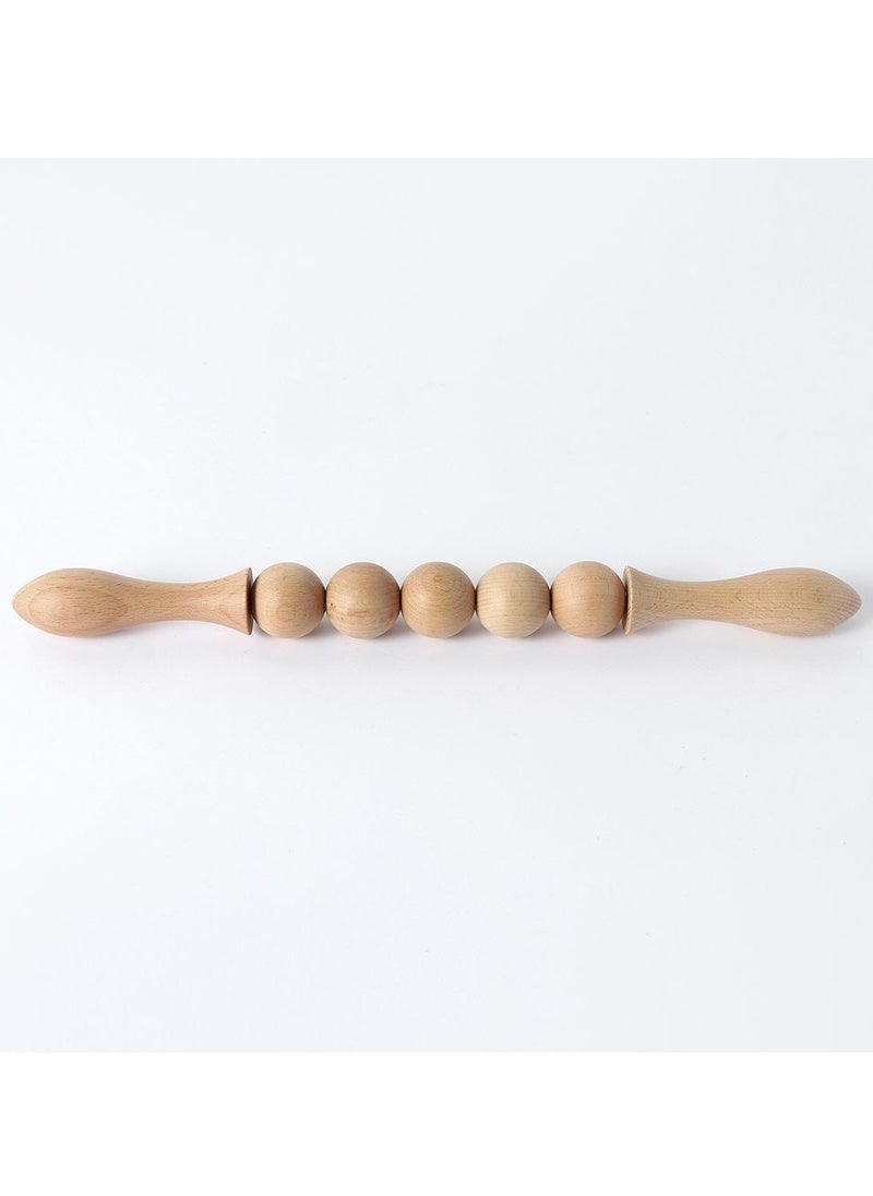 Wooden Body Massager with Five Rollers