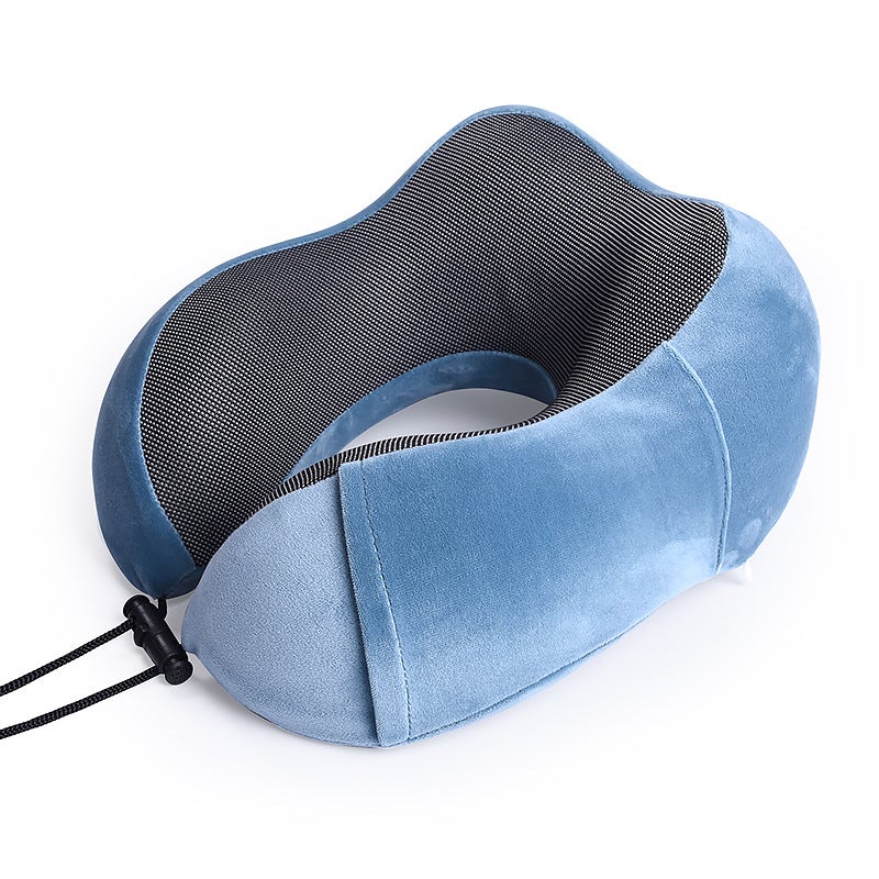 U-Shaped Pillow Memory Foam Storage Travel Pillow Portable U-Shaped Neck Pillow Aircraft Pillow Nap Pillow Printable Logo - Image 1